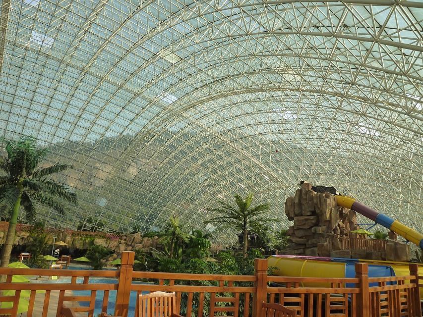 北流游乐场网架